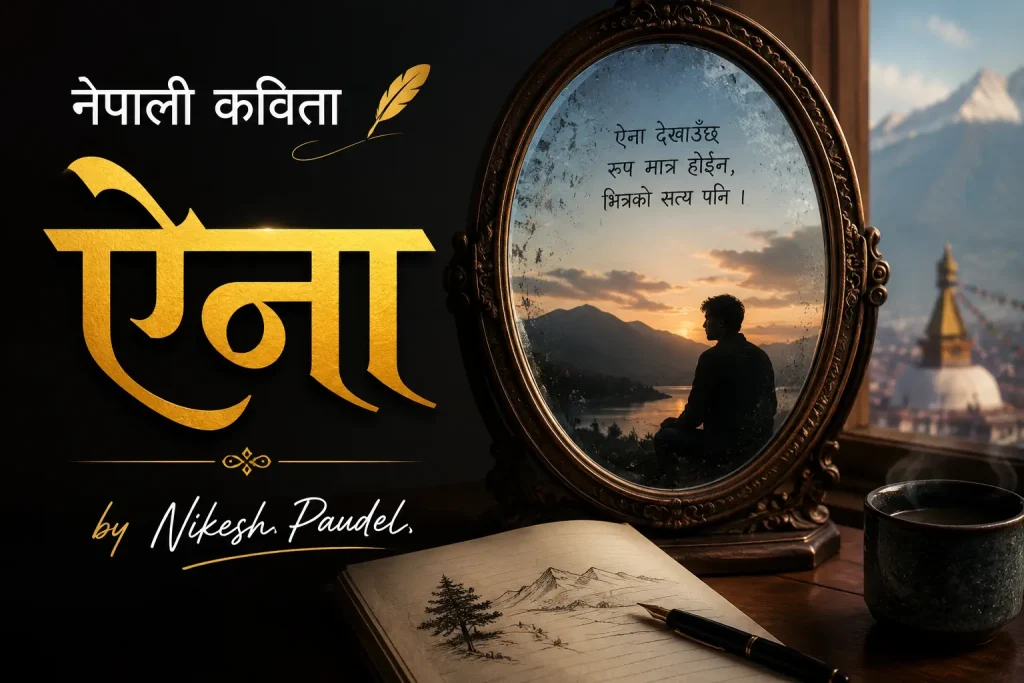 Aina Nepali Poem reflecting life struggles and self-reflection